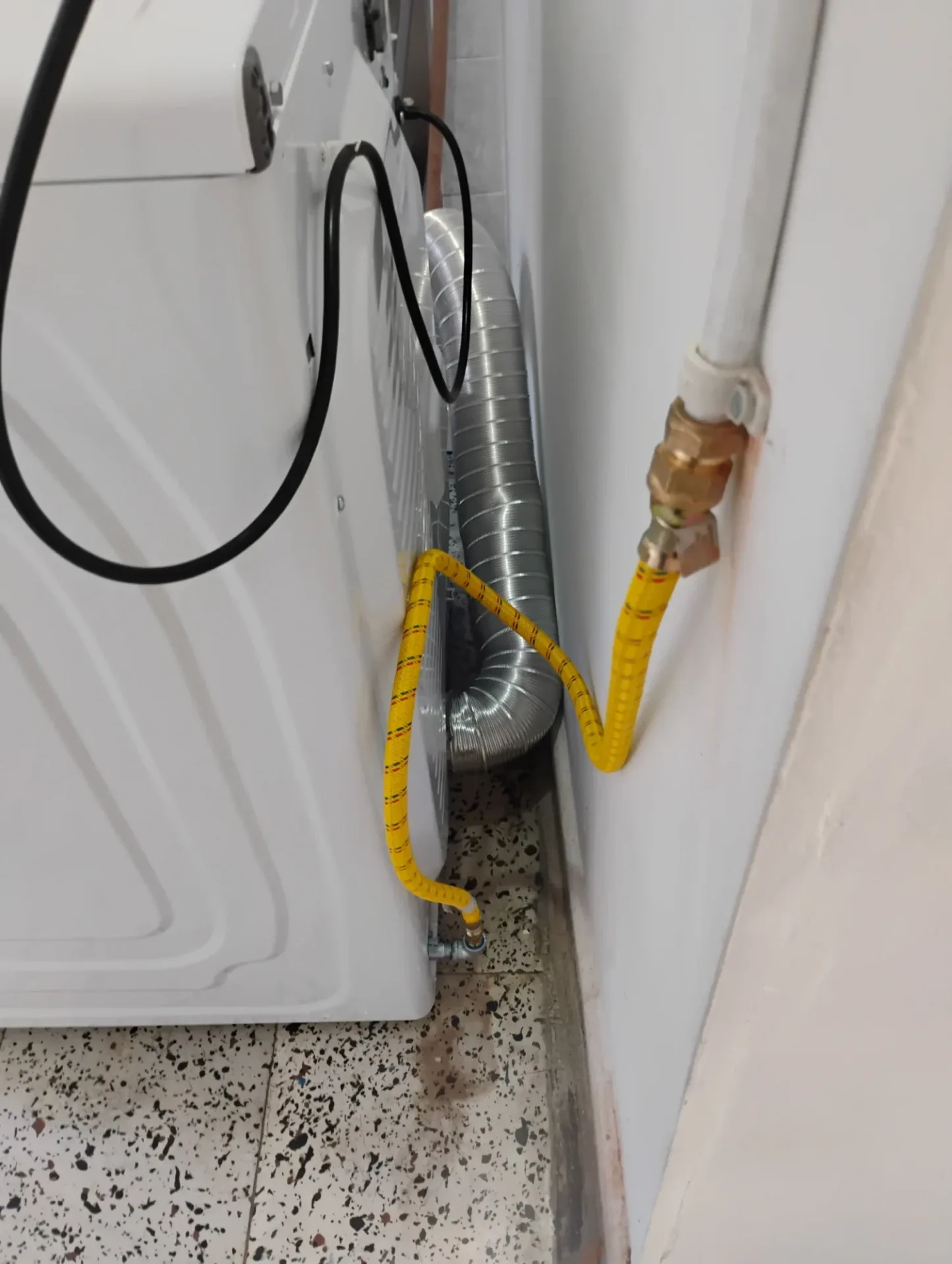 Cubierta de gas sobre mesón